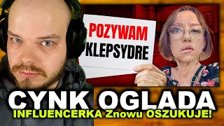 CYNK OGLĄDA NIEPEŁNOSPRAWNA INFLUENCERKA Znowu OSZUKUJEYTKlepsydra [upl. by Nylauqcaj]