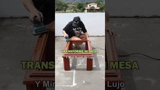 ESTA MESA SE IBA A LA BASURA 😱LA TRANSFORMÉ Y QUEDÓ DE LUJO shorts [upl. by Iana]