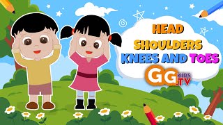 Head Shoulder Knees And Toes  ‬Nursery Rhymes amp Kids Songs [upl. by Lauhsoj]