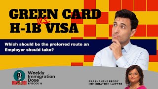 Green Card Vs H1B  Which is better for Employers in 2024 [upl. by Tuttle]