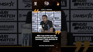 BARBOZA TREINA NO ATAQUE botafogo 1x2 bahia shorts brasileirão [upl. by Nollat]