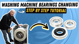 How to replace washing machine bearings on Bosch Neff Siemens and some Balay [upl. by Curran949]