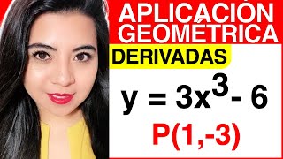 APLICACIÓN GEOMÉTRICA DE LA DERIVADA  Ejercicio 1 [upl. by Blas]