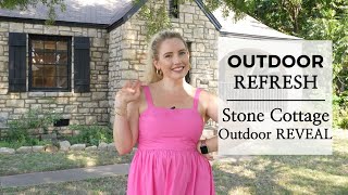 Quick Outdoor Refresh  Outdoor Tour Stone Cottage [upl. by Christal]