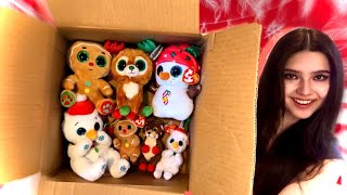 JOLLIEST HOLIDAY BEANIE BOO UNBOXING EVER [upl. by Jd]