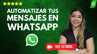 Cómo PROGRAMAS MENSAJES en WhatsApp  ✨Automatiza tus mensajes💬 [upl. by Standice]