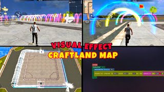 VISUAL EFFECT DECORATION IN CRAFTLAND MAP 🎇 [upl. by Ronoc]