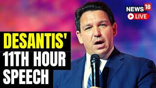 Ron DeSantis Targets Donald Trump  DeSantis Pitches Himself As GoP Presidential Candidate for 2024 [upl. by Dorcea]