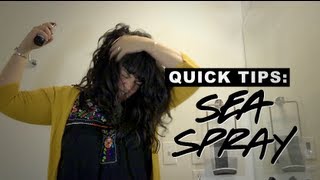 LUSH Quick Tips Sea Spray [upl. by Jephthah231]