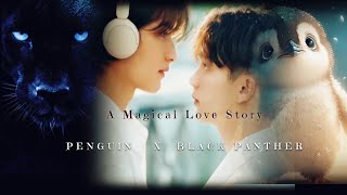 when a PENGUIN and BLACK PANTHER fell in love ❤️🪄BL  Caged again [upl. by Rosabelle301]