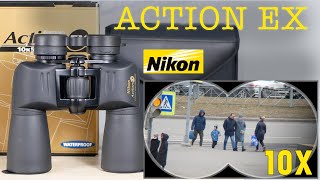 Обзор Бинокли Nikon Action EX WP [upl. by Nnybor]