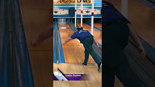 Exeter Lanes with some great strikes and other nice shots candlepin bowling [upl. by Eillam]