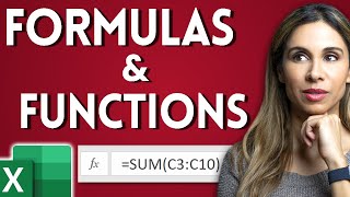 Excel Formulas and Functions You NEED to KNOW [upl. by Annaerdna]