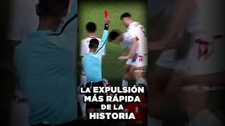 La TARJETA ROJA MÁS RÁPIDA de la HISTORIA  INCREÍBLE [upl. by Olracnaig]