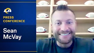 Sean McVay Talks Injury Updates On Tyler Higbee amp Kyren Williams Final Thoughts On 2023 Season [upl. by Ydnim255]