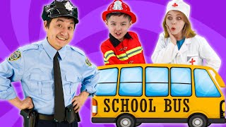 Wheels on the Bus  Doctor amp Policeman Song  Old McDonald  Nursery Rhymes amp Kids Songs [upl. by Ihskaneem88]