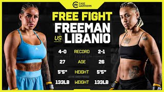 HUGE KNOCKOUT 🤯  Kennedy Freeman VS Gisele Libânio  FREE FIGHT  CW 181 Newcastle [upl. by Decima104]