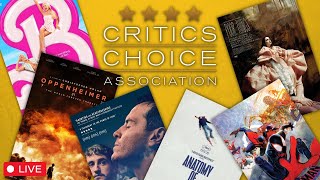 2024 CRITICS CHOICE AWARD NOMINATIONS REACTION LIVESTREAM [upl. by Champagne970]