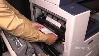 Xerox® AltaLink® B8090 Family Clearing a Jam in the Fuser [upl. by Norling]