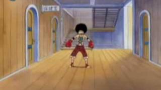 Afro Luffy vs Foxy momento divertido [upl. by Weinshienk]