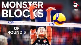 MONSTER Blocks of Round 3  Womens Volleyball World Cup 2019 [upl. by Lirbaj]