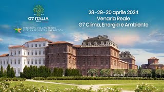 G7 Clima Energia e Ambiente  Conferenza stampa congiunta Ministri parte 2 [upl. by Aidiruy]