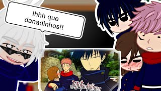 Jujutsu Kaisen react quotYuji Itadori Nobara e Megumi Perguntas e Respostas no Jujutsu Kaisen VrquotGC [upl. by Hnamik]