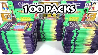 100 PACKS Opening 100 Adrenalyn XL 202122 Premier League Packs  Trying To COMPLETE A Collection [upl. by Eillek]