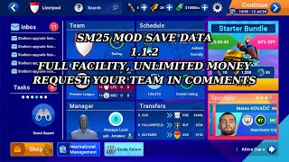 SM 25 mod save data v 112 FULL FACILITY  UNLIMITED MONEY 2 [upl. by Ihsir170]