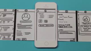 Mobile Application Design  Paper Prototype Video [upl. by Leidag36]