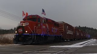 HOLIDAY TRAIN CP 2249 at Palgrave NOV 29 2023 [upl. by Perseus201]