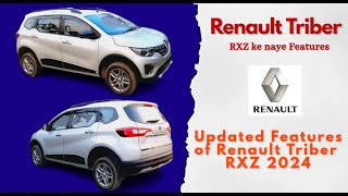 New Renault Triber RXZ 2024 Model  Renault Triber RXZ with Updated Features Practical Review [upl. by Yenttirb]