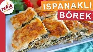 Sodalı Ispanaklı Tepsi Böreği  En pratik ıspanaklı börek yapımı [upl. by Ellekcir]