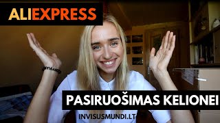 Aliexpress pirkiniai  Pasiruošimas mūsų kelionei vlogas [upl. by Dnamra]