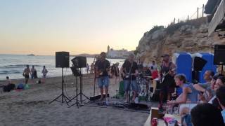 Balmins Beach Sitges Cala Balmins Saturday Live Music Beatls [upl. by Lemal869]