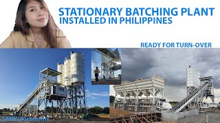 Batching Plant Installed in Philippines Sany Brand Part2 Ms A Vlogs [upl. by Debbie753]