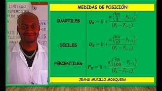 CUARTILES DECILES Y PERCENTILES jeanmurillo9981 [upl. by Philender551]