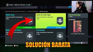 FIFA 22  SBC quotTACOS DE SIETE LIGASquot  HÍBRIDO DE LIGAS  SOLUCIÓN  PACK OPENING [upl. by Aihppa]