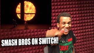 CAUGHT EVERYONE OFF GUARD  Super Smash Bros Switch Reveal Trailer Reaction [upl. by Fernald615]