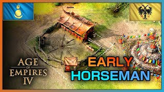 Are Early Horseman viable in Age of Empires IV [upl. by Ashia]