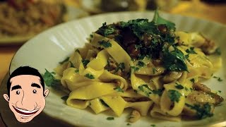 BEST MUSHROOM PASTA  How to Make Pasta with Porcini Mushroom [upl. by Eidnyl]