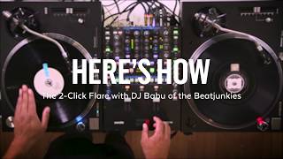 How To Scratch DJ Techniques with DJ Babu of the Beat Junkies [upl. by Niwrad]