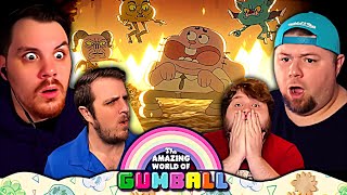 Gumball Season 4 Episode 1 2 3 amp 4 Group REACTION [upl. by Steve]