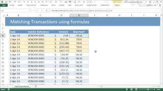 Matching transactions reconciling using Excel Pivot Tables  ExcelTutorials [upl. by Ornstead]