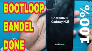 CARA MENGATASI SAMSUNG M21 MENTOK LOGOBOOTLOOP BANDEL [upl. by Karlene]