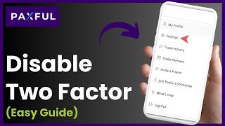 How To Disable Two Factor Authentication On Paxful 2024 [upl. by Bandeen285]