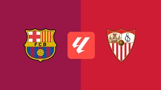 BARCELONA vs SEVILLA  LALIGA 20242025 Journée 10  Full Match  Efootball Prediction [upl. by Arerrac]