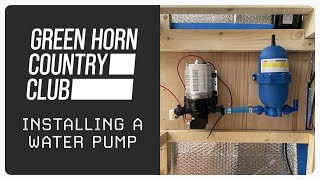 Installing a Shurflo Water Pump and Fiamma Accumulator  Plumbing  DIY Sprinter Van Conversion UK [upl. by Bron]