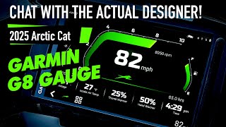 2025 Arctic Cat G8 Garmin 858 NEW GAUGE  Toronto Snowmobile Show [upl. by Cusick798]