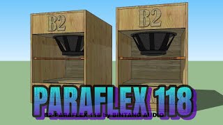 PARAFLEX 118 BOX SPEAKER [upl. by Oirram553]